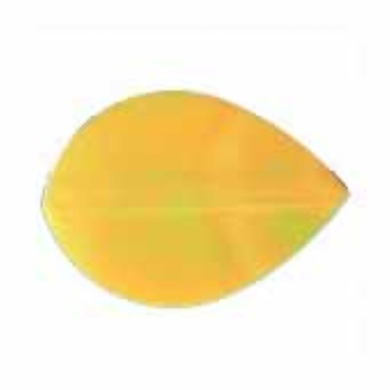 Billaresbalsalobre Plumas Iridescent Smooth Oval Amarilla - Imagen 3
