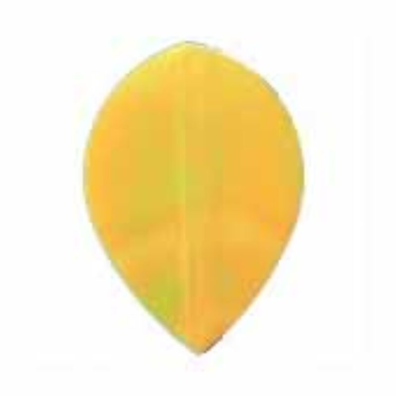 Billaresbalsalobre Plumas Iridescent Smooth Oval Amarilla