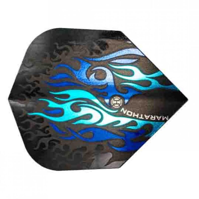 Billaresbalsalobre Plumas Harrows Darts Flights Marathon Standard Fire Blue  1519 - Imagen 3