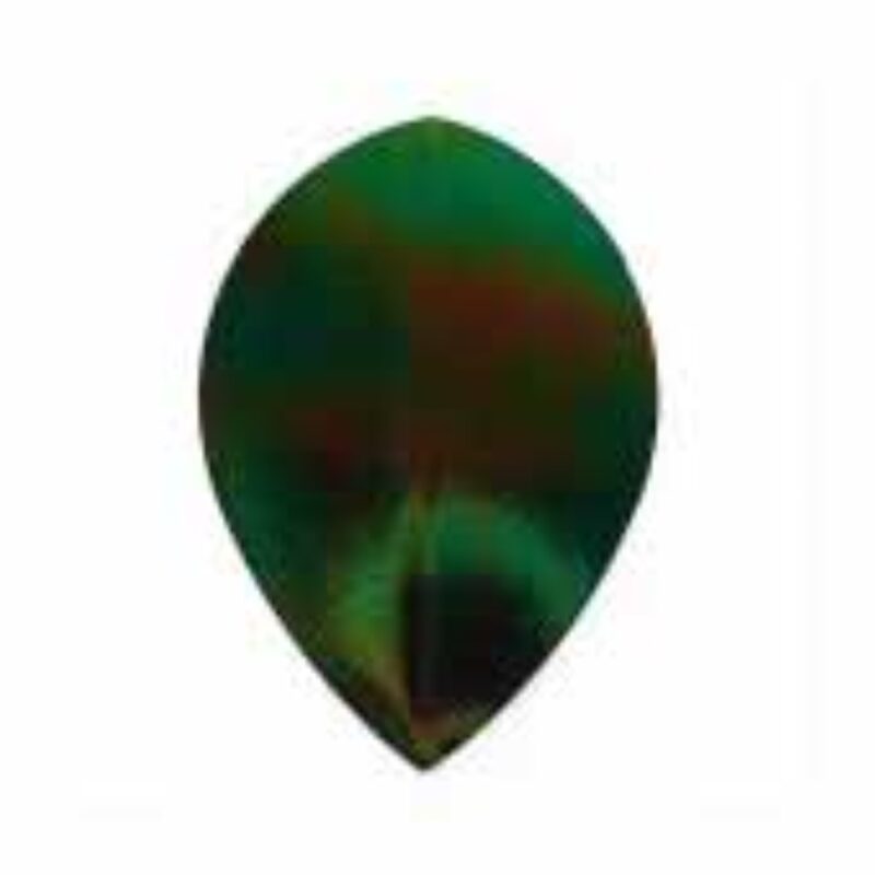 Billaresbalsalobre Plumas Iridescent Smooth Oval Verde