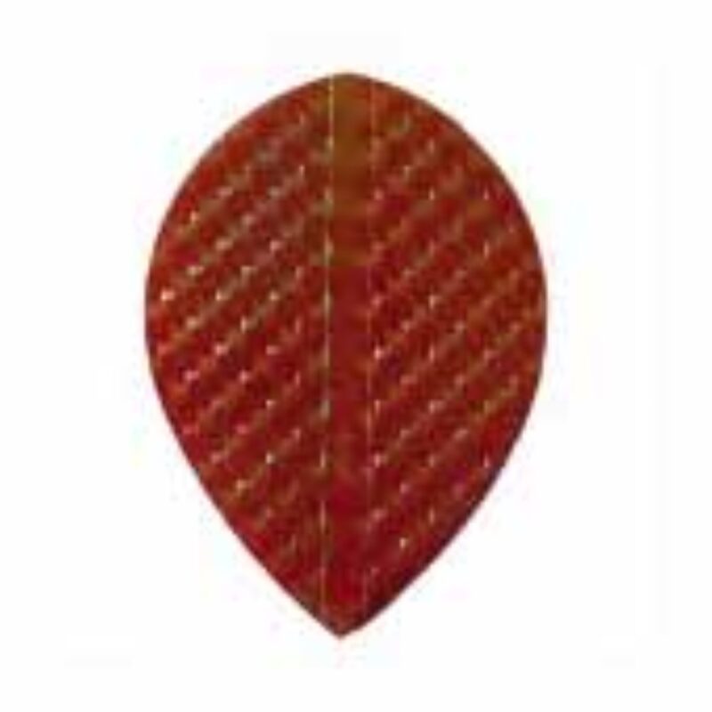 Billaresbalsalobre Plumas Iridescent Embossed Oval Roja