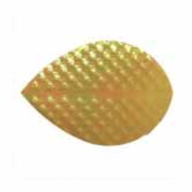 Billaresbalsalobre Plumas Iridescent Embossed Oval Amarilla - Imagen 2