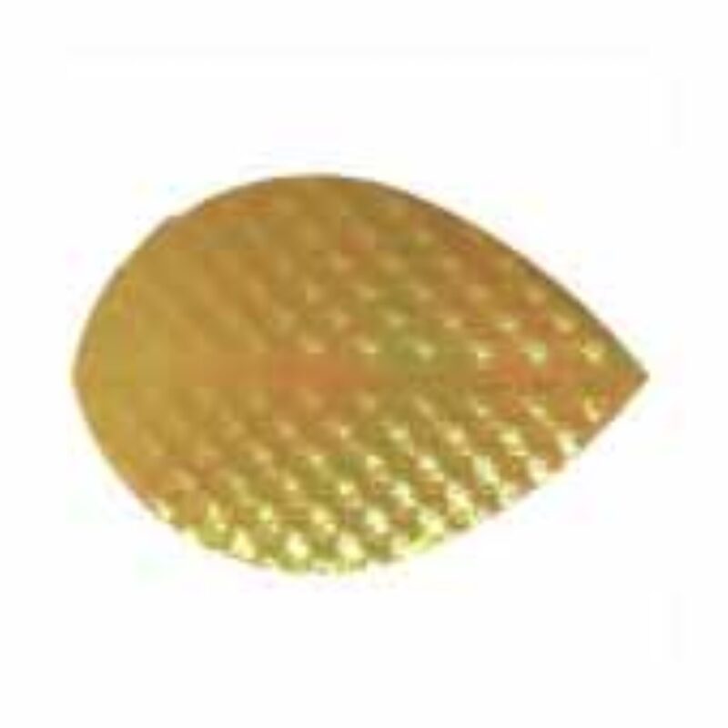 Billaresbalsalobre Plumas Iridescent Embossed Oval Amarilla - Imagen 3