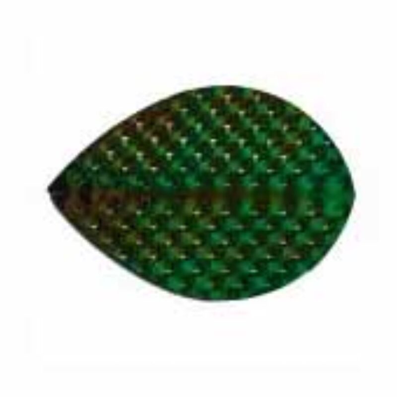 Billaresbalsalobre Plumas Iridescent Embossed Oval Verde - Imagen 2