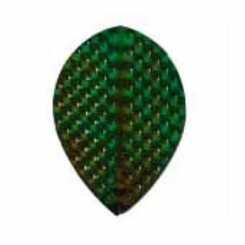 Billaresbalsalobre Plumas Iridescent Embossed Oval Verde