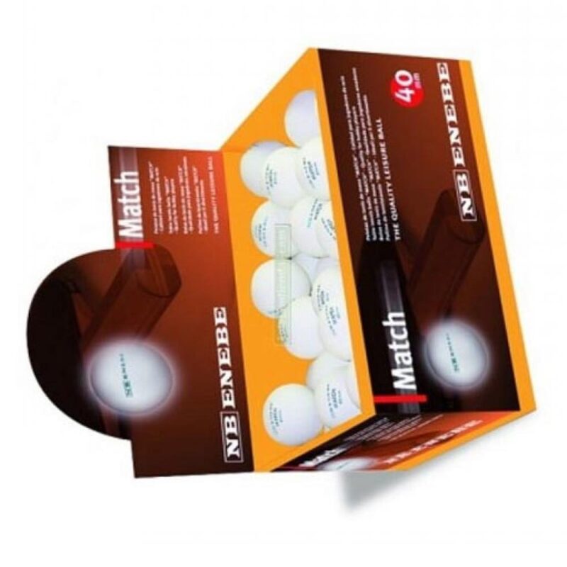 Billaresbalsalobre Caja 60 Pelotas Ping Pong Enebe Match Blancas 845502 - Imagen 3