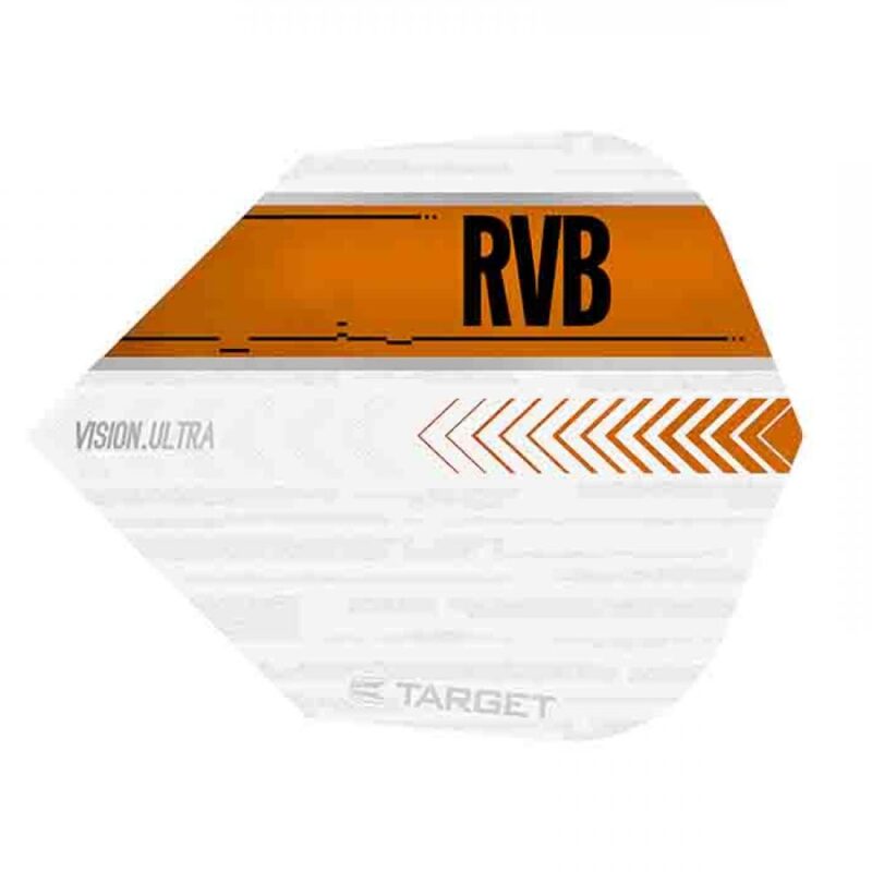 Billaresbalsalobre Plumas Target Darts RVB Vision Ultra White Orange  332000 - Imagen 2