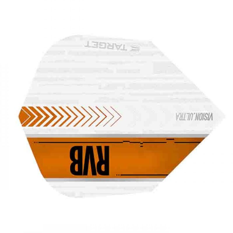 Billaresbalsalobre Plumas Target Darts RVB Vision Ultra White Orange  332000 - Imagen 3