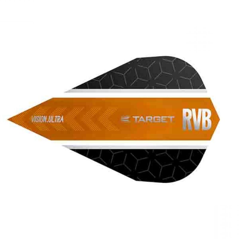 Billaresbalsalobre Plumas Target Darts RVB Vision Ultra B/Orange Stripe  331810 - Imagen 2