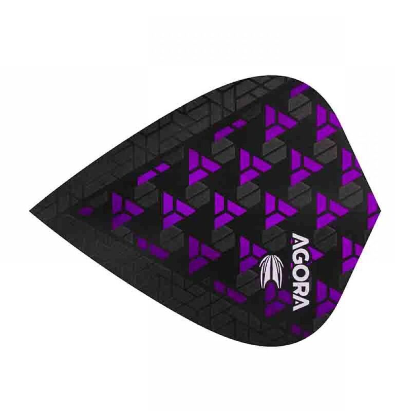 Billaresbalsalobre Plumas Target Darts Agora Ultra Ghost + Purple Kite 332700 - Imagen 2