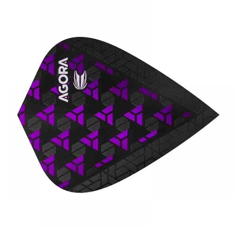 Billaresbalsalobre Plumas Target Darts Agora Ultra Ghost + Purple Kite 332700 - Imagen 3