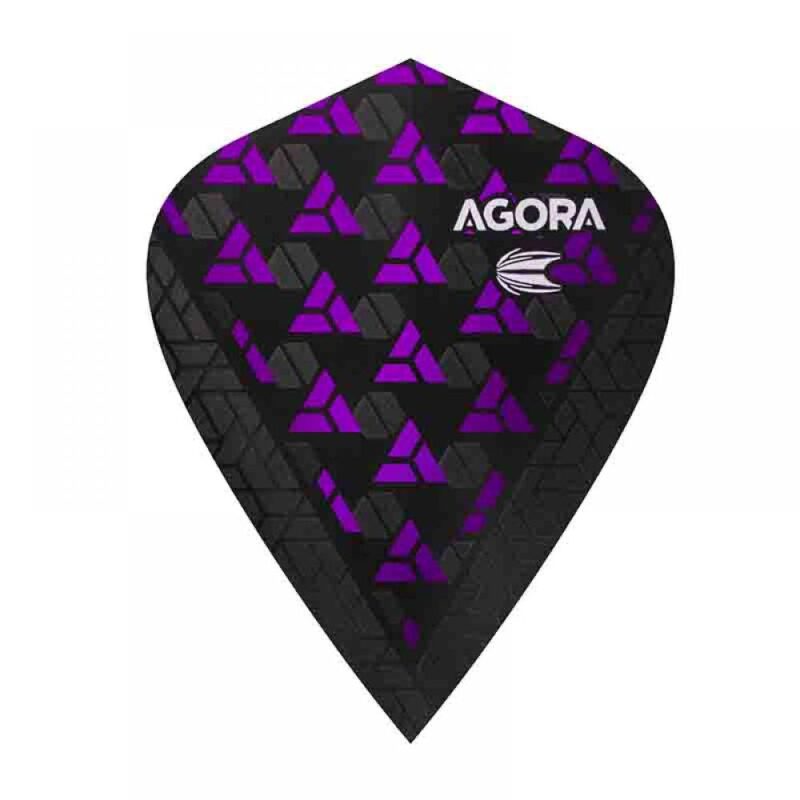 Billaresbalsalobre Plumas Target Darts Agora Ultra Ghost + Purple Kite 332700