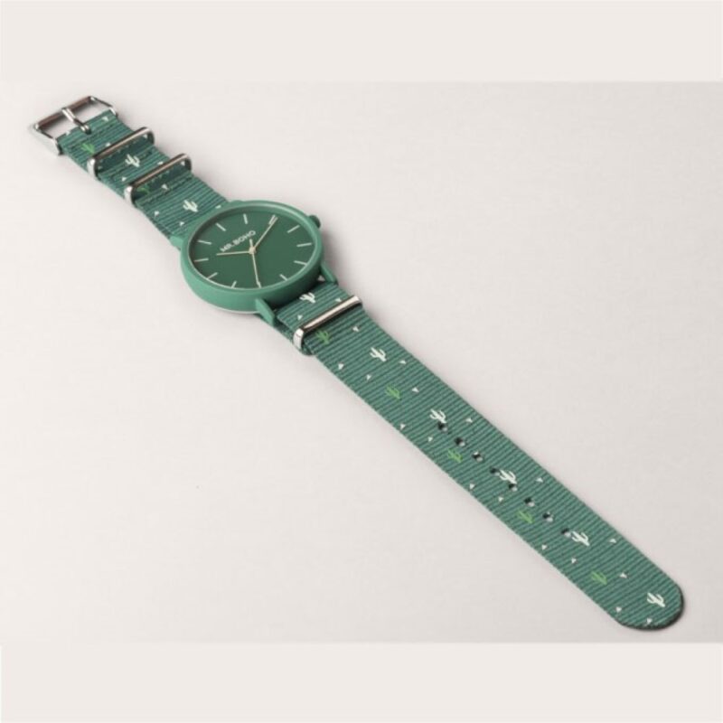 Billaresbalsalobre Reloj Mr. Boho 30A-CC Cactus Gomato Esf.Verde 40mm 00728448