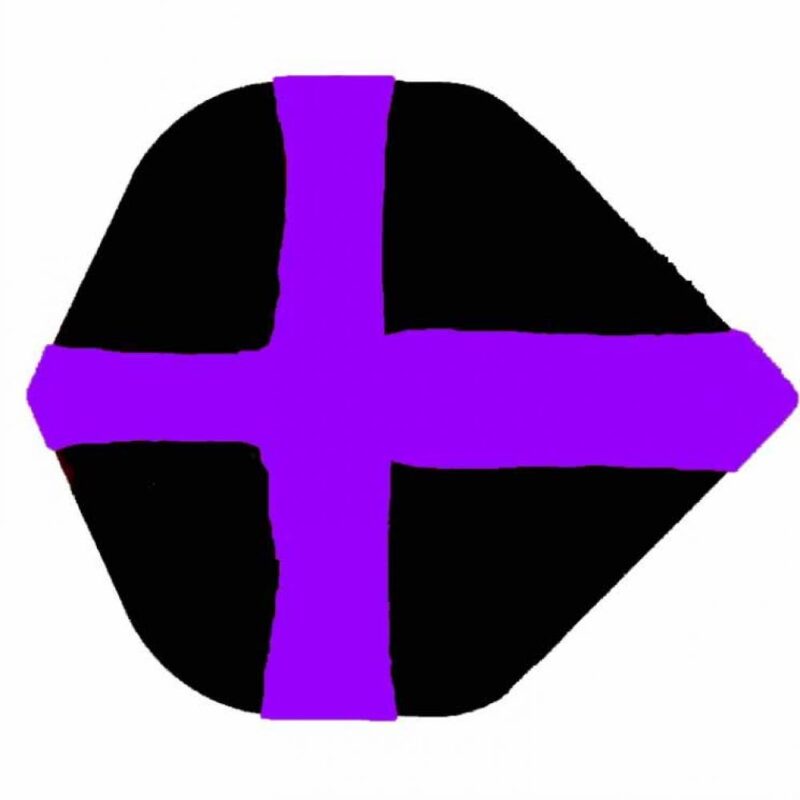 Billaresbalsalobre Ruthless HiVis Standard Cross Purple - Imagen 3