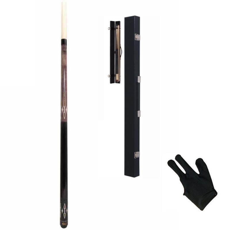 Billaresbalsalobre Pack Taco Billar Americano+Guante+Maletin