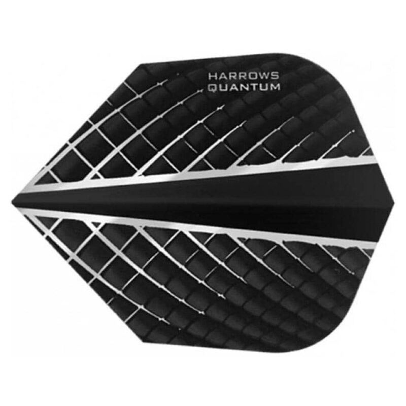 Billaresbalsalobre Plumas Harrows Darts Flights Quantum Black Standard   6806 - Imagen 2