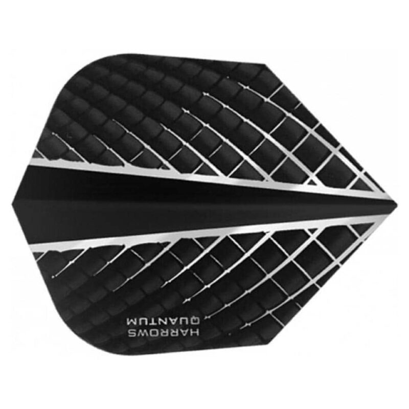 Billaresbalsalobre Plumas Harrows Darts Flights Quantum Black Standard   6806 - Imagen 3