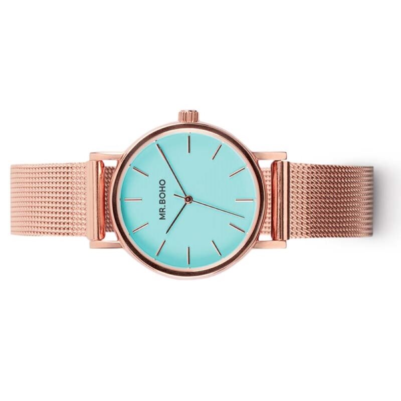 Billaresbalsalobre Reloj Mr. Boho 15M-CP6 Mini Aqua Blue Metalic 26mm 00728656 - Imagen 3