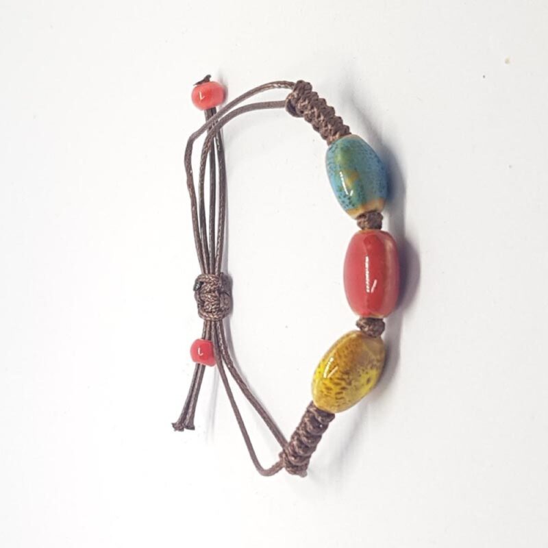 Billaresbalsalobre Pulsera Detalles Ovalados Porcelana 3 Colores - Imagen 3