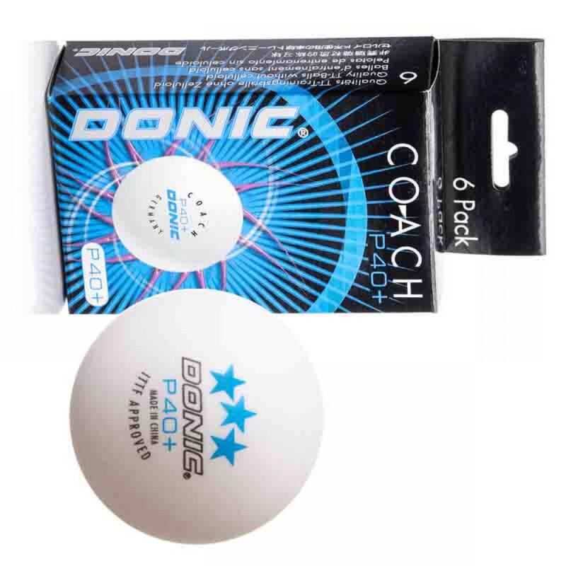 Billaresbalsalobre Bola Ping Pong Donic P40+ 6 unit Coach 550275 - Imagen 2