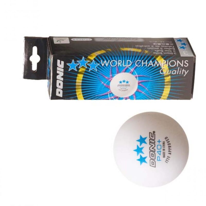 Billaresbalsalobre Bola Ping Pong Donic P40+ 3 unid World Champion 550241003 - Imagen 3