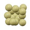 Billaresbalsalobre Bola futbolin Resina Color Blanco Brillo 35g 34mm 15 unid