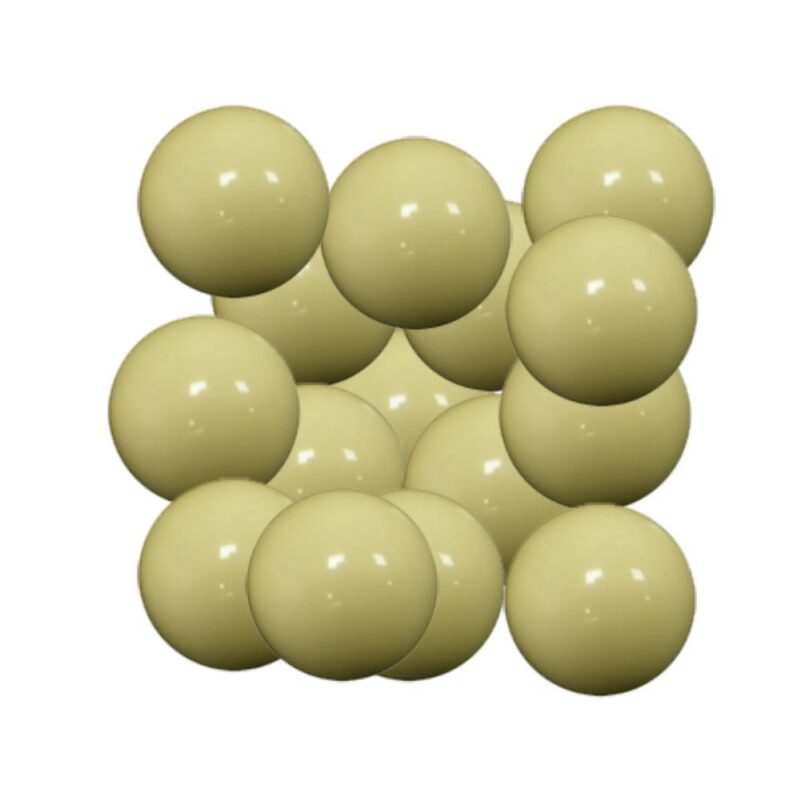 Billaresbalsalobre Bola futbolin Resina Color Blanco Brillo 35g 34mm 15 unid