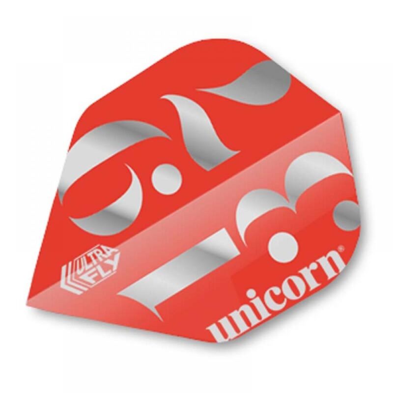 Billaresbalsalobre Plumas Unicorn Darts Ultrafly 100 Big Wing Origins Red  68891
