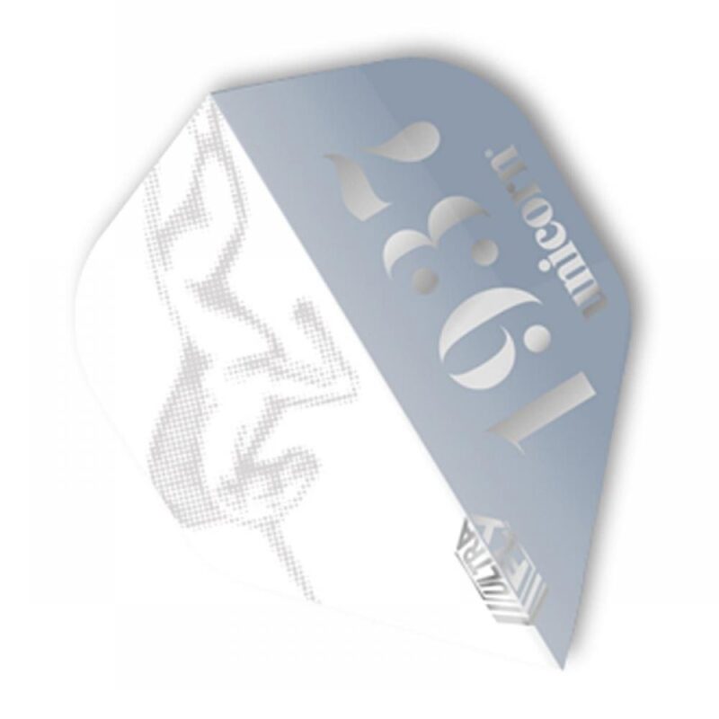 Billaresbalsalobre Plumas Unicorn Darts Ultrafly 100 Big Wing Icon Silver  68908 - Imagen 3