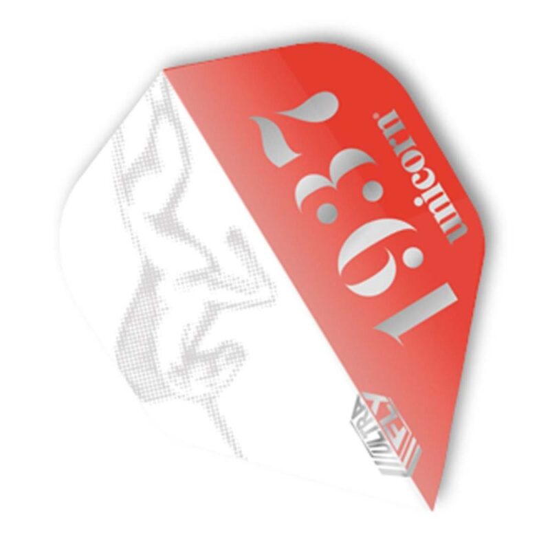Billaresbalsalobre Plumas Unicorn Darts Ultrafly 100 Big Wing Icon Red  68902 - Imagen 3