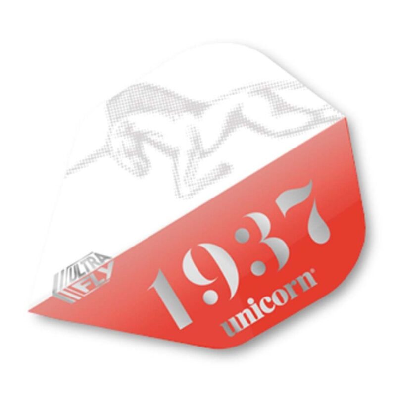 Billaresbalsalobre Plumas Unicorn Darts Ultrafly 100 Big Wing Icon Red  68902