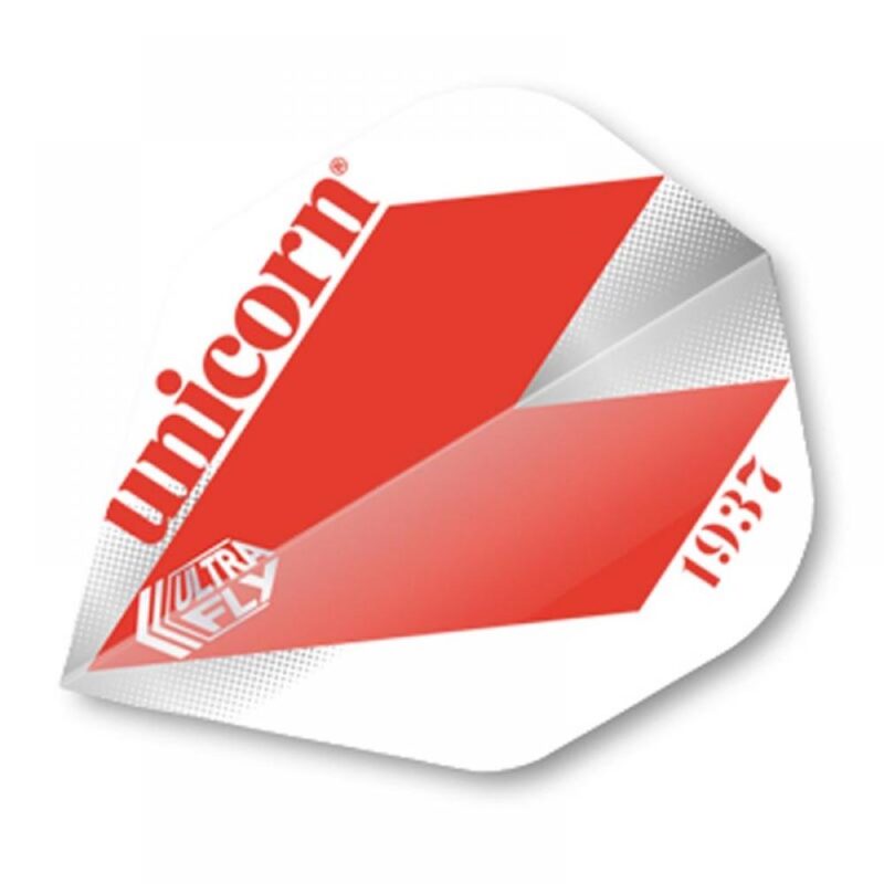 Billaresbalsalobre Plumas Unicorn Darts Ultrafly 100 Big Wing Comet Red  68912