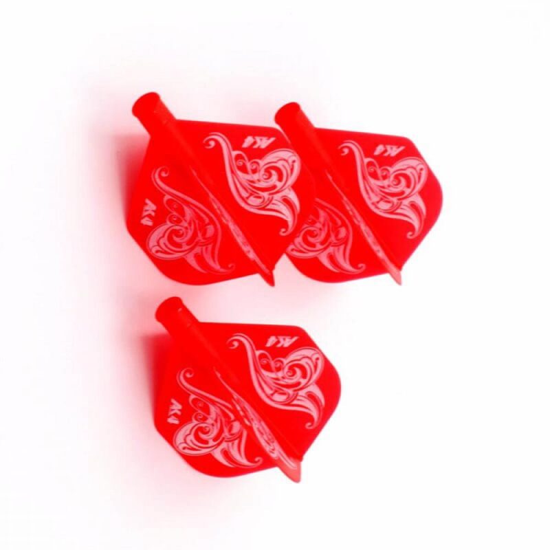 Billaresbalsalobre Plumas Flights Darts Cuesoul Tero  AK4 Rojo Logo Standard  CS.AK4+3HD - Imagen 2