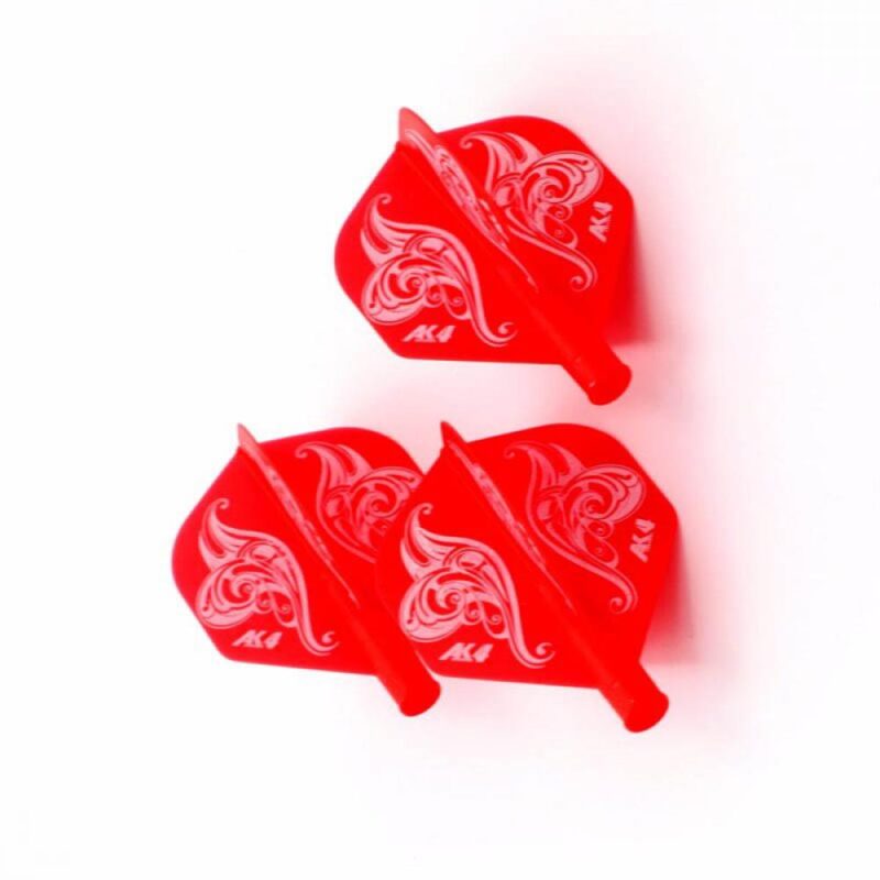 Billaresbalsalobre Plumas Flights Darts Cuesoul Tero  AK4 Rojo Logo Standard  CS.AK4+3HD - Imagen 3