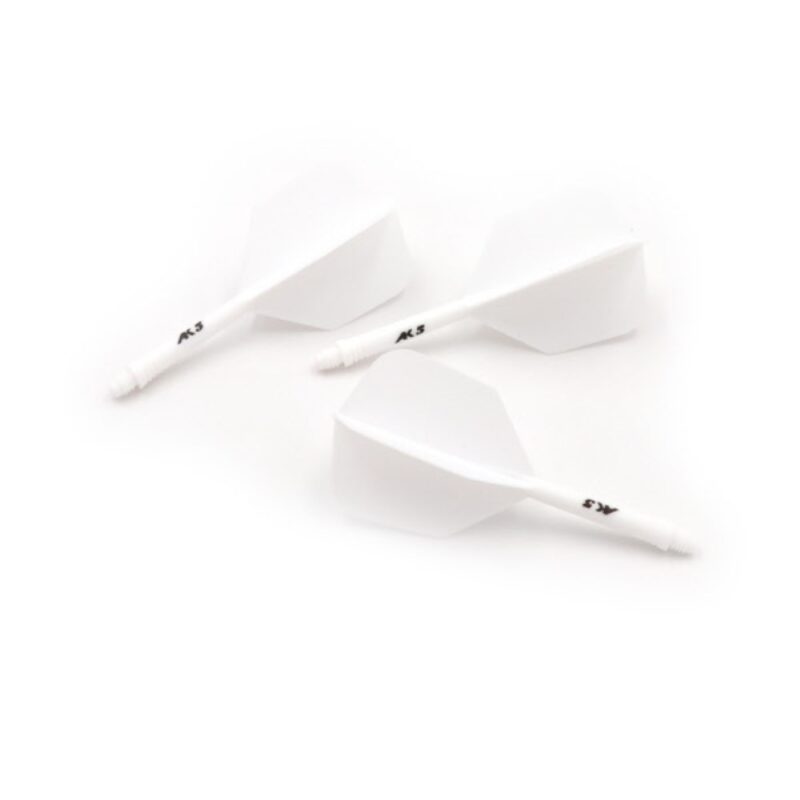 Billaresbalsalobre Plumas Cuesoul Flights AK5 Shape M Blanca  CSAK-58YS - Imagen 2