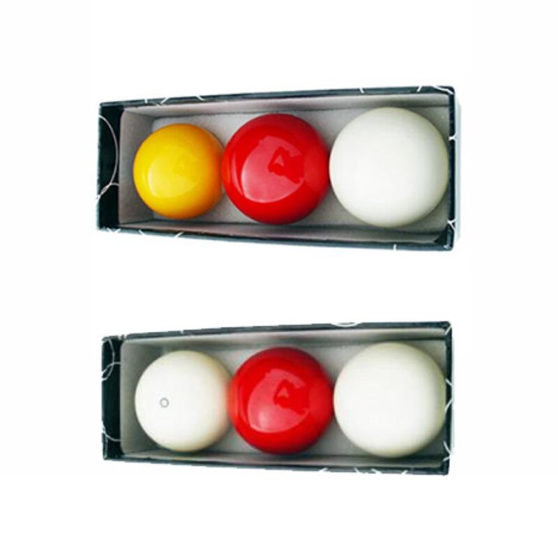 Billaresbalsalobre Juego Bolas Billar Carambolas Tricolor + Carambola Estandar 61.5mm - Imagen 3