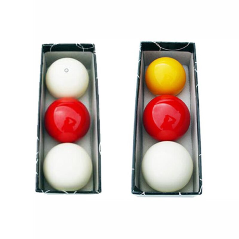 Billaresbalsalobre Juego Bolas Billar Carambolas Tricolor + Carambola Estandar 61.5mm