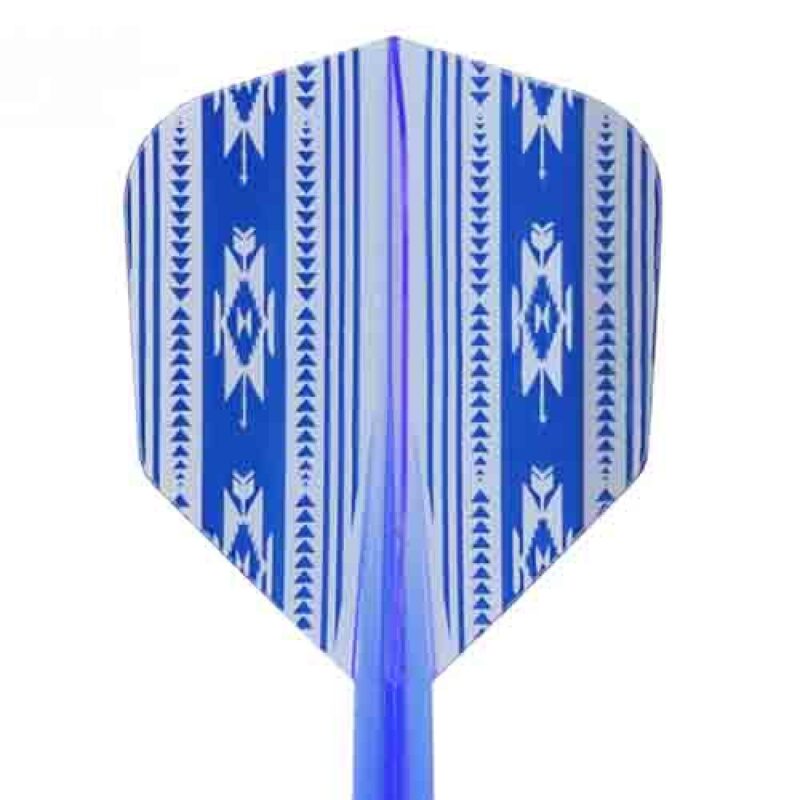 Billaresbalsalobre Plumas Condor Flights Native America Blue Shape L 33.5mm