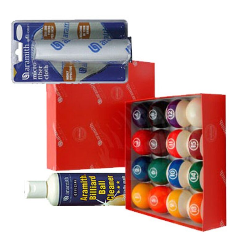 Billaresbalsalobre Juego Bolas Aramith Continental+ Kit Limpieza Aramith - Imagen 3