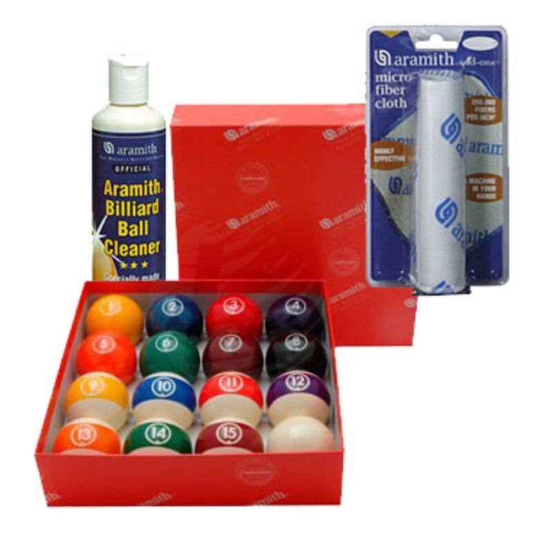 Billaresbalsalobre Juego Bolas Aramith Continental+ Kit Limpieza Aramith