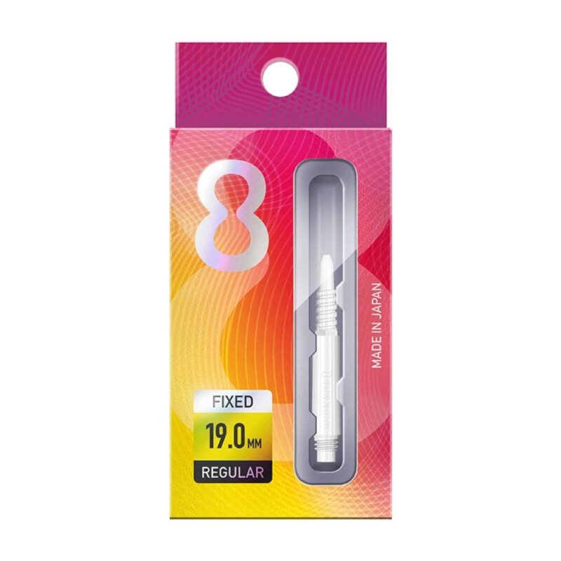 Billaresbalsalobre Cañas Shaft 8 Flights White Regular Fixed 19.0mm Set 3 Unid.  400306 - Imagen 3