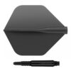 Billaresbalsalobre Pack Shaft 8 Flights Fixed 19.0mm+ Flights Standard Black Set 3+3 Unid. - Imagen 3