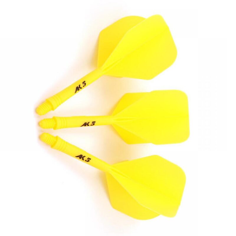Billaresbalsalobre Plumas Cuesoul Flights AK5 Shape S Amarilla  CSAK-57YS-S - Imagen 2