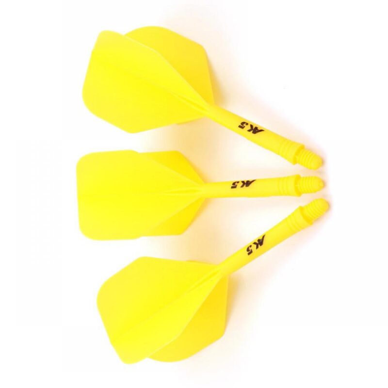 Billaresbalsalobre Plumas Cuesoul Flights AK5 Shape S Amarilla  CSAK-57YS-S - Imagen 3