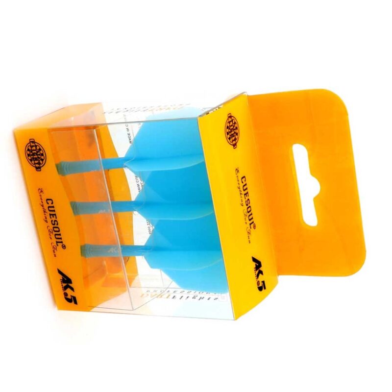 Billaresbalsalobre Plumas Cuesoul Flights AK5 Shape L Azul  CSAK-55YS-L - Imagen 3