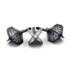 Billaresbalsalobre Plumas Cuesoul Flights AK5 Standard M Dartsboard Black White  CS-JMAK51XKLTB - Imagen 2