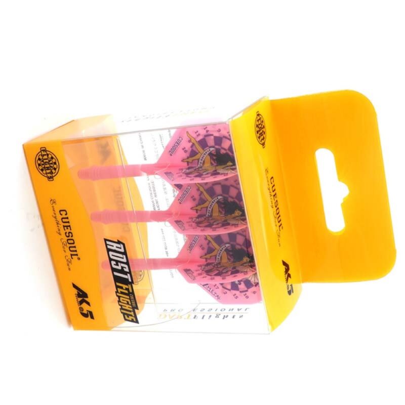 Billaresbalsalobre Plumas Cuesoul Flights AK5 Standard M Dartboard Fairi Pink  CS-JMAK56XBFN - Imagen 3