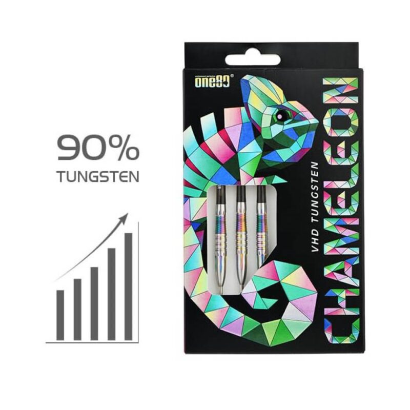 Billaresbalsalobre Dardos One80 Chamaleon Furcifer Steel Tip 90% 22g 7663 - Imagen 3