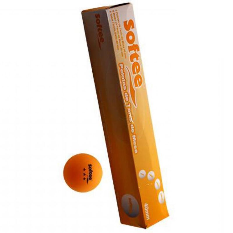 Billaresbalsalobre Caja 6 Pelotas Softee Tenis Mesa 40mm Naranja 24160.007.40 - Imagen 2