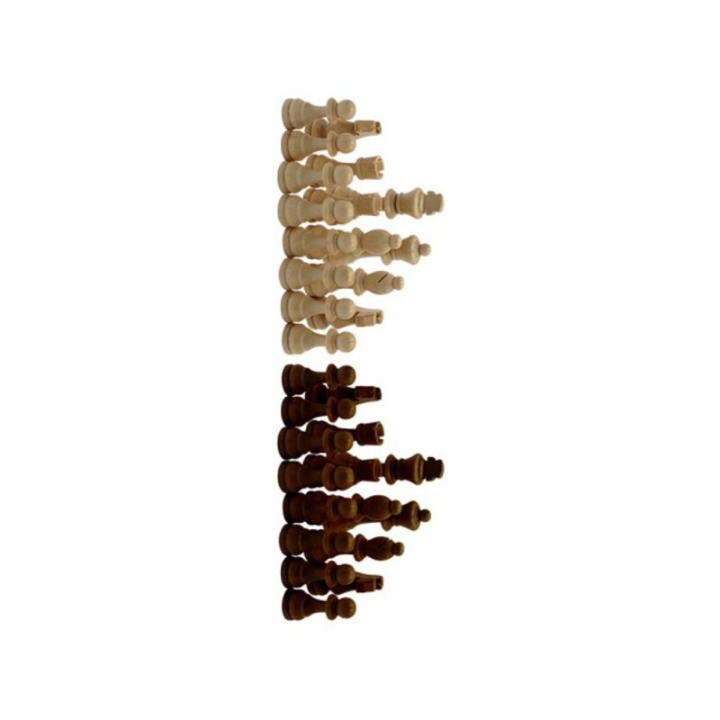 Billaresbalsalobre Juego Fichas Ajedrez Madera Softee 11cm  0010478 - Imagen 2